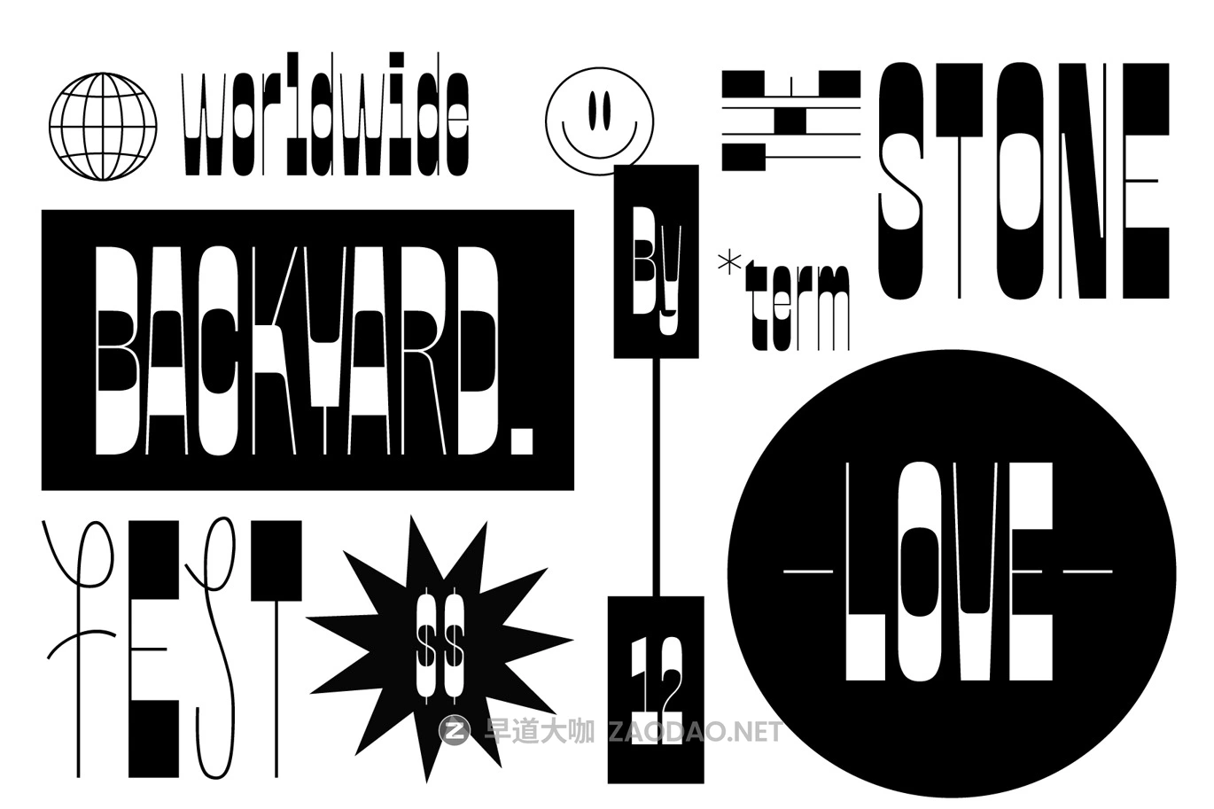 现代时尚品牌海报标题设计装饰英文字体安装包 Bloore Heading Font插图4 现代时尚品牌海报标题设计装饰英文字体安装包 Bloore Heading Font插图4