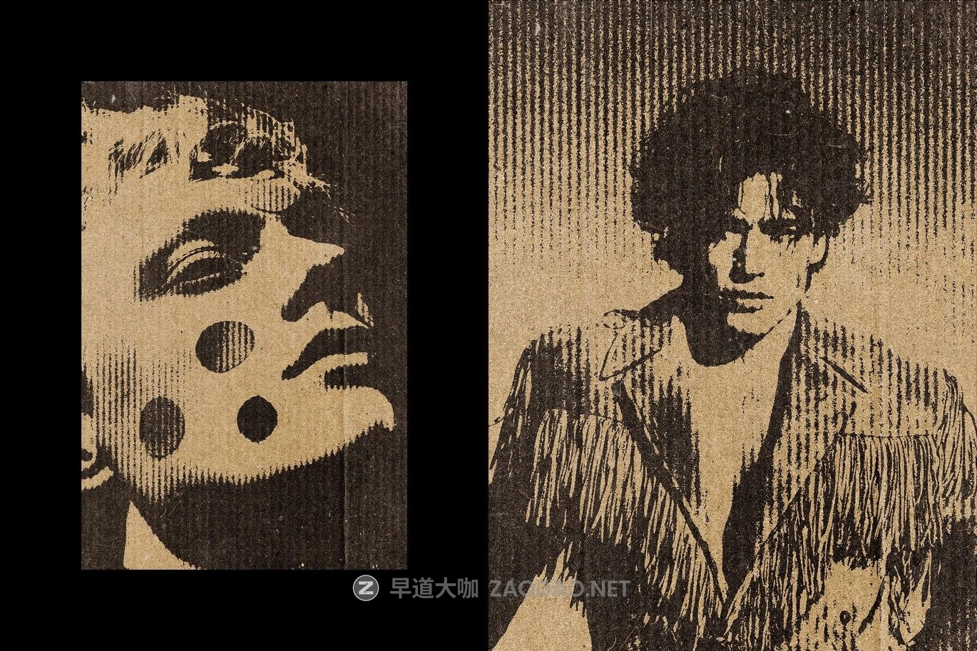 瓦楞纸板条纹半调照片效果ps特效滤镜样机 Cardboard Line Photo Print插图5 瓦楞纸板条纹半调照片效果ps特效滤镜样机 Cardboard Line Photo Print插图5