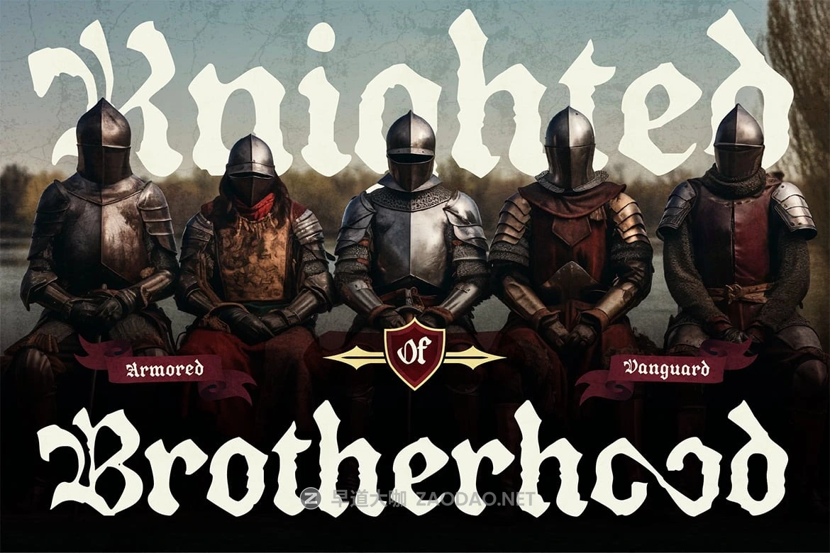 哥特式黑暗奇幻海报游戏电影标题设计装饰英文字体安装包 Bladfour插图8 哥特式黑暗奇幻海报游戏电影标题设计装饰英文字体安装包 Bladfour插图8