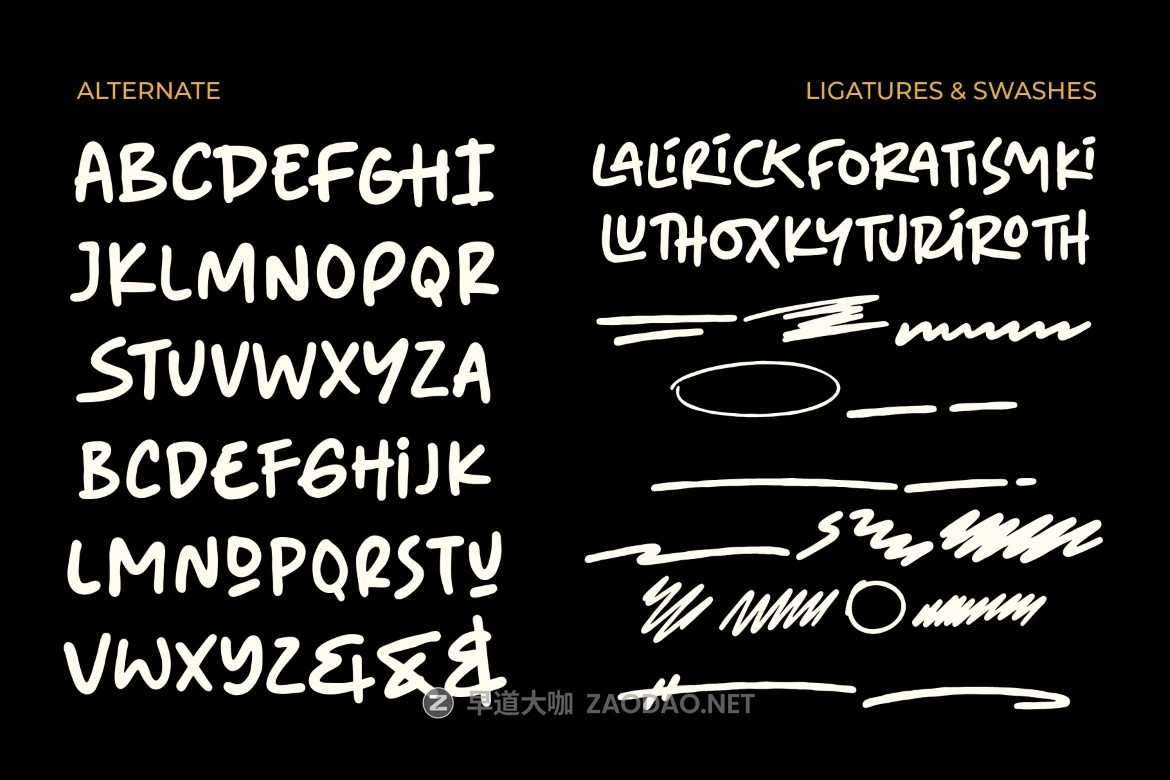 现代俏皮手绘品牌海报包装设计手写英文字体安装包 Ngopi Santuy – A Marker Font插图6 现代俏皮手绘品牌海报包装设计手写英文字体安装包 Ngopi Santuy – A Marker Font插图6