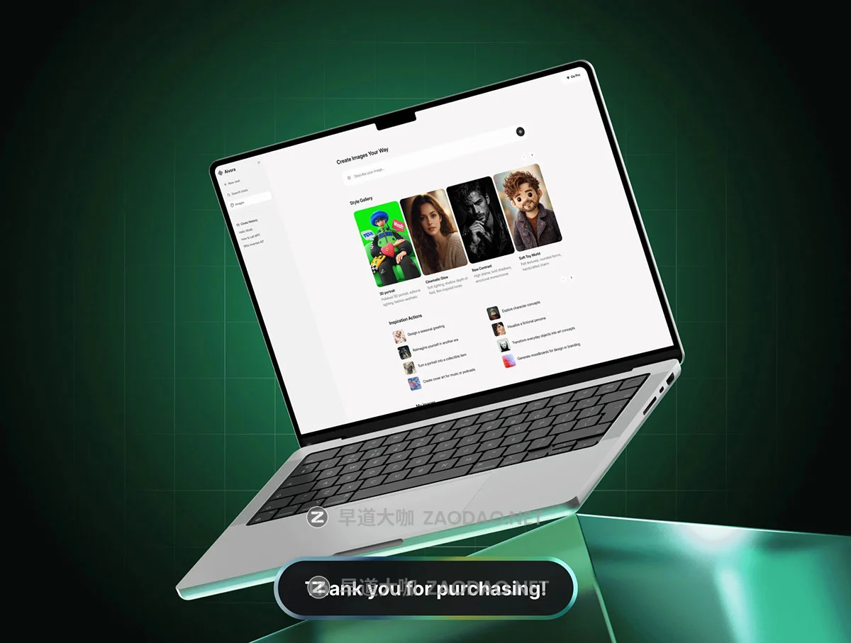 480屏响应式AI智能聊天机器人图像视频生成器app应用程序figma模板ui套件设计素材 AIVORA – AI Assistant Web App UI KIT插图5 480屏响应式AI智能聊天机器人图像视频生成器app应用程序figma模板ui套件设计素材 AIVORA – AI Assistant Web App UI KIT插图5