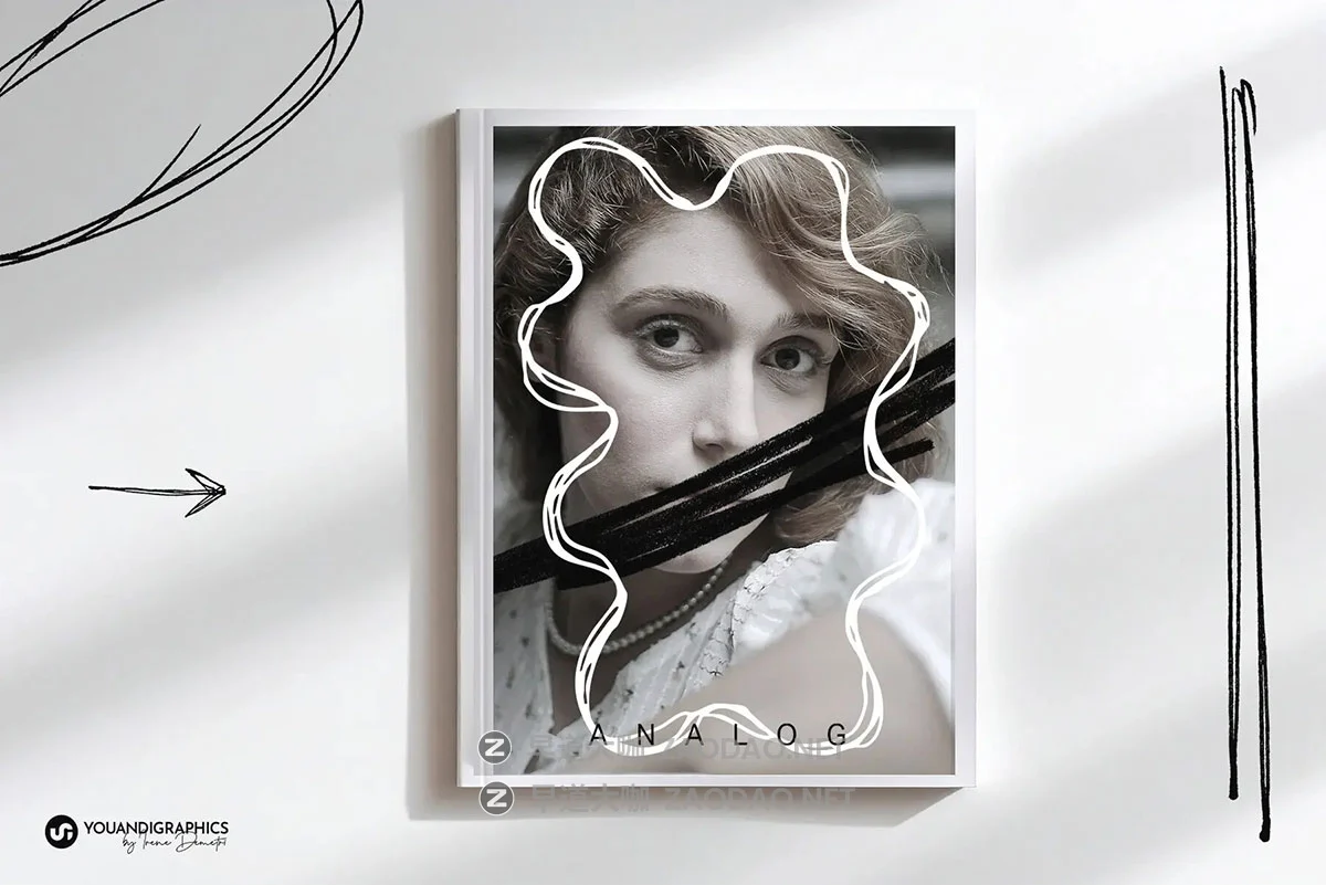 260款创意蜡笔钢笔马克笔乱涂潮流手绘涂鸦草图符号ai矢量素材 Analog Hand Drawn Elements Set插图7 260款创意蜡笔钢笔马克笔乱涂潮流手绘涂鸦草图符号ai矢量素材 Analog Hand Drawn Elements Set插图7