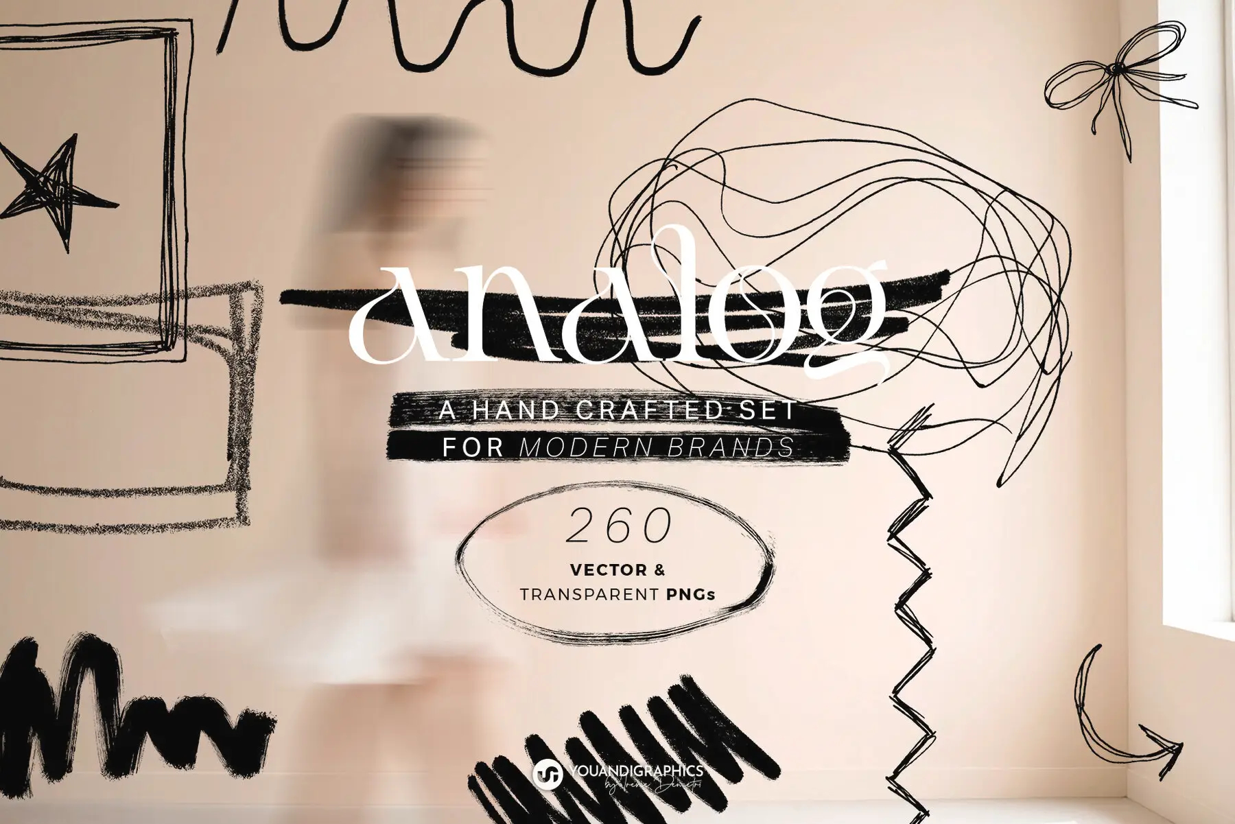 260款创意蜡笔钢笔马克笔乱涂潮流手绘涂鸦草图符号ai矢量素材 Analog Hand Drawn Elements Set特色图 260款创意蜡笔钢笔马克笔乱涂潮流手绘涂鸦草图符号ai矢量素材 Analog Hand Drawn Elements Set