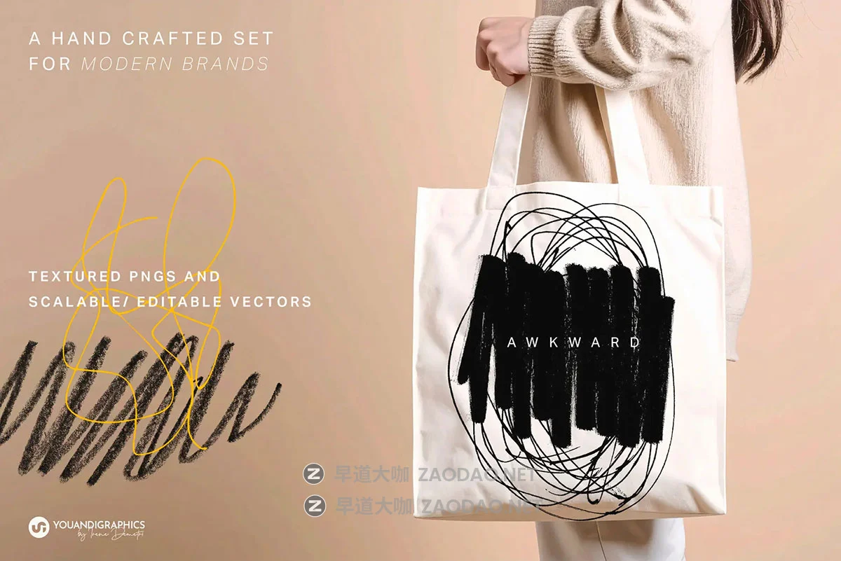 260款创意蜡笔钢笔马克笔乱涂潮流手绘涂鸦草图符号ai矢量素材 Analog Hand Drawn Elements Set插图6 260款创意蜡笔钢笔马克笔乱涂潮流手绘涂鸦草图符号ai矢量素材 Analog Hand Drawn Elements Set插图6