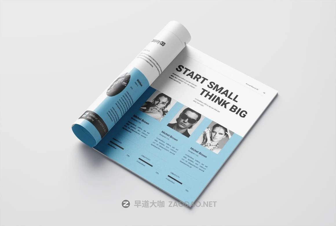 16页极简企业年度报告介绍宣传册画册图文排版设计indd模板素材 Annual Report Brochure Layout插图4 16页极简企业年度报告介绍宣传册画册图文排版设计indd模板素材 Annual Report Brochure Layout插图4