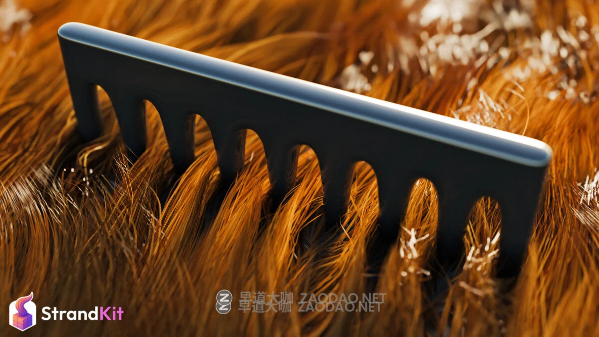Blender真实头发毛发系统化资产预设库 StrandKit V1.5.1 Blender – Strandkit The Hair, Fur & Dynamics Library插图6 Blender真实头发毛发系统化资产预设库 StrandKit V1.5.1 Blender – Strandkit The Hair, Fur & Dynamics Library插图6