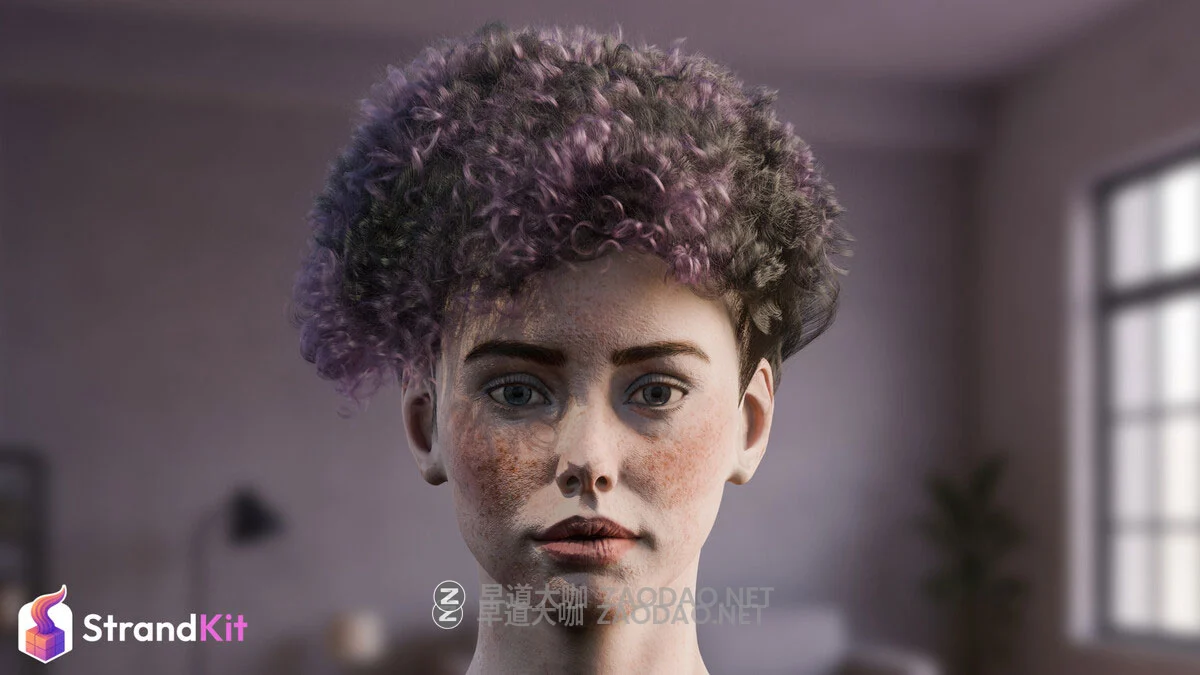 Blender真实头发毛发系统化资产预设库 StrandKit V1.5.1 Blender – Strandkit The Hair, Fur & Dynamics Library插图17 Blender真实头发毛发系统化资产预设库 StrandKit V1.5.1 Blender – Strandkit The Hair, Fur & Dynamics Library插图17