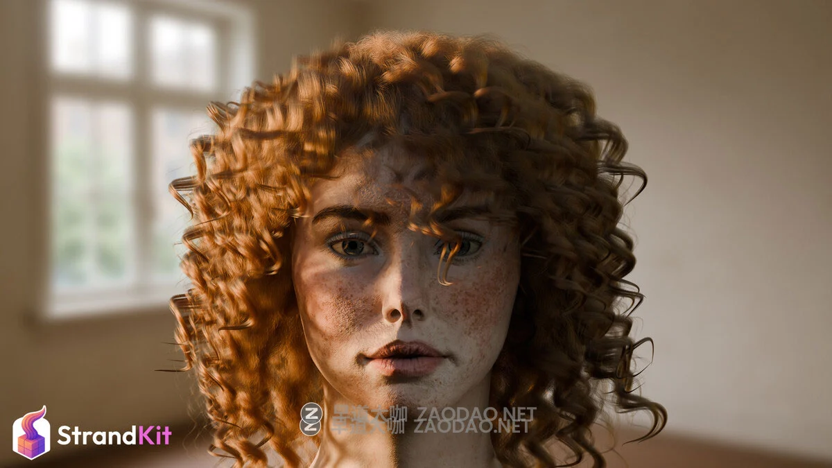 Blender真实头发毛发系统化资产预设库 StrandKit V1.5.1 Blender – Strandkit The Hair, Fur & Dynamics Library插图22 Blender真实头发毛发系统化资产预设库 StrandKit V1.5.1 Blender – Strandkit The Hair, Fur & Dynamics Library插图22