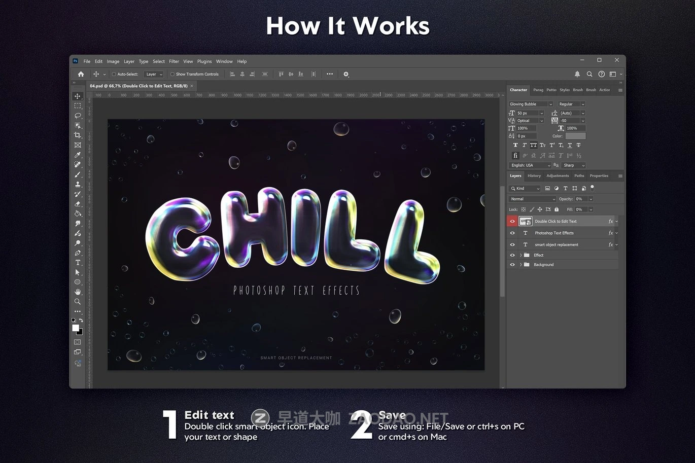 6款潮流3D立体光泽肥皂气泡品牌海报标题Logo设计psd特效样机模板 Bubble Text Effects插图7 6款潮流3D立体光泽肥皂气泡品牌海报标题Logo设计psd特效样机模板 Bubble Text Effects插图7