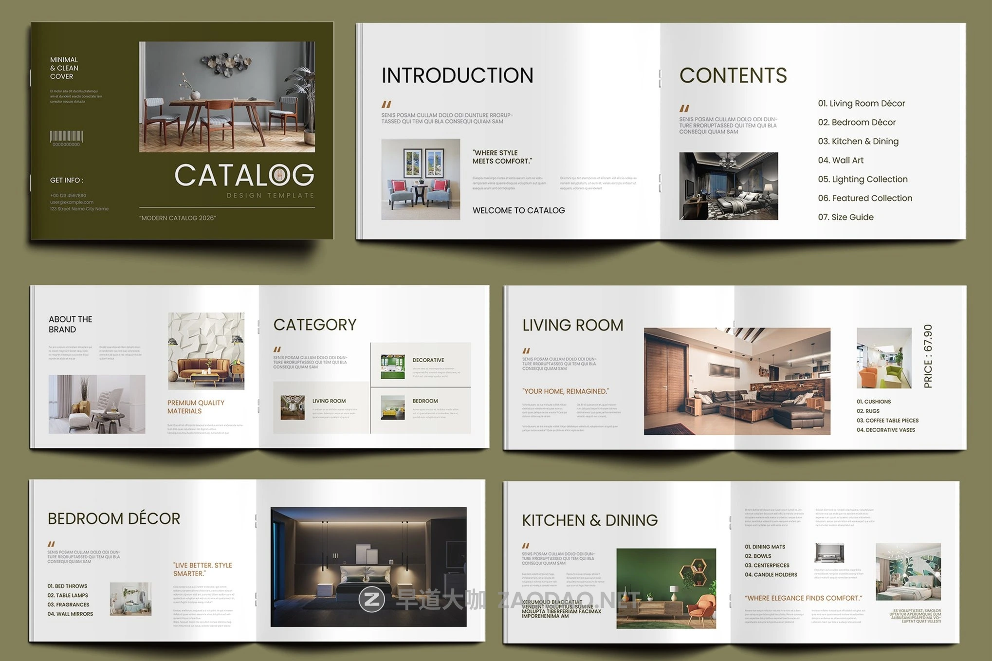 16页专业室内家具灯饰产品企业介绍宣传画册图文排版设计indd模板素材 Catalog Template for Corporate and Retail插图 16页专业室内家具灯饰产品企业介绍宣传画册图文排版设计indd模板素材 Catalog Template for Corporate and Retail插图