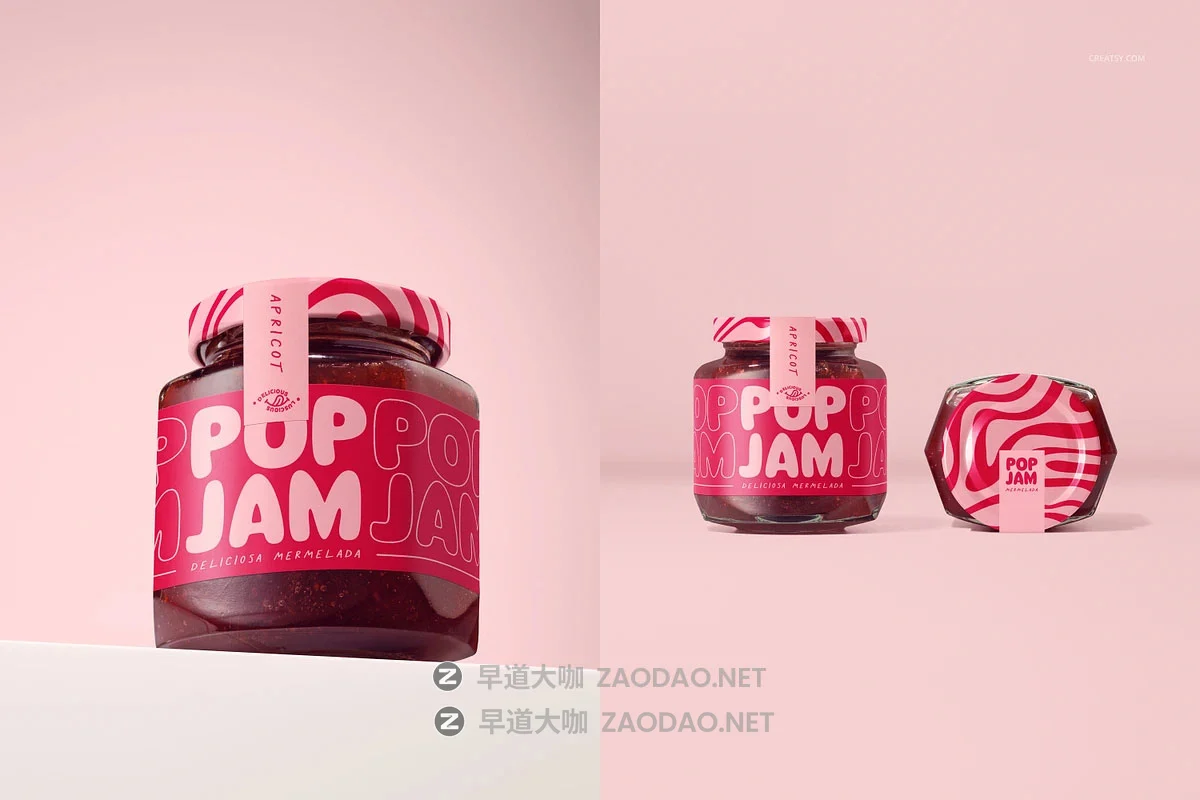 8款真实樱桃水果果酱饮料糖浆咸菜蜂蜜玻璃瓶标签设计ps展示效果图样机模板 Cherry Jam Jar Mockup by Creatsy插图5 8款真实樱桃水果果酱饮料糖浆咸菜蜂蜜玻璃瓶标签设计ps展示效果图样机模板 Cherry Jam Jar Mockup by Creatsy插图5