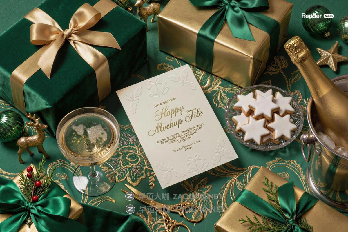 6款真实场景圣诞节新年节日生日贺卡卡片邀请函设计ps贴图样机模板 Christmas Card Mockup Set插图12 6款真实场景圣诞节新年节日生日贺卡卡片邀请函设计ps贴图样机模板 Christmas Card Mockup Set插图12