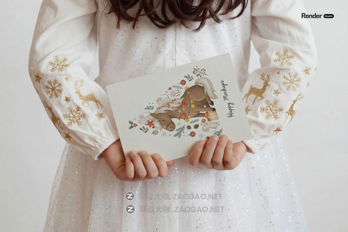 6款真实场景圣诞节新年节日生日贺卡卡片邀请函设计ps贴图样机模板 Christmas Card Mockup Set插图2 6款真实场景圣诞节新年节日生日贺卡卡片邀请函设计ps贴图样机模板 Christmas Card Mockup Set插图2