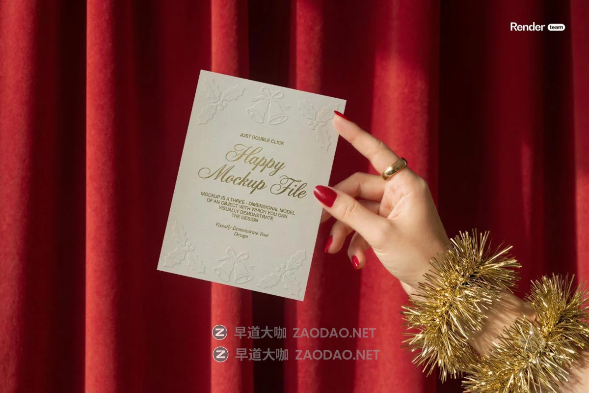 6款真实场景圣诞节新年节日生日贺卡卡片邀请函设计ps贴图样机模板 Christmas Card Mockup Set插图6 6款真实场景圣诞节新年节日生日贺卡卡片邀请函设计ps贴图样机模板 Christmas Card Mockup Set插图6