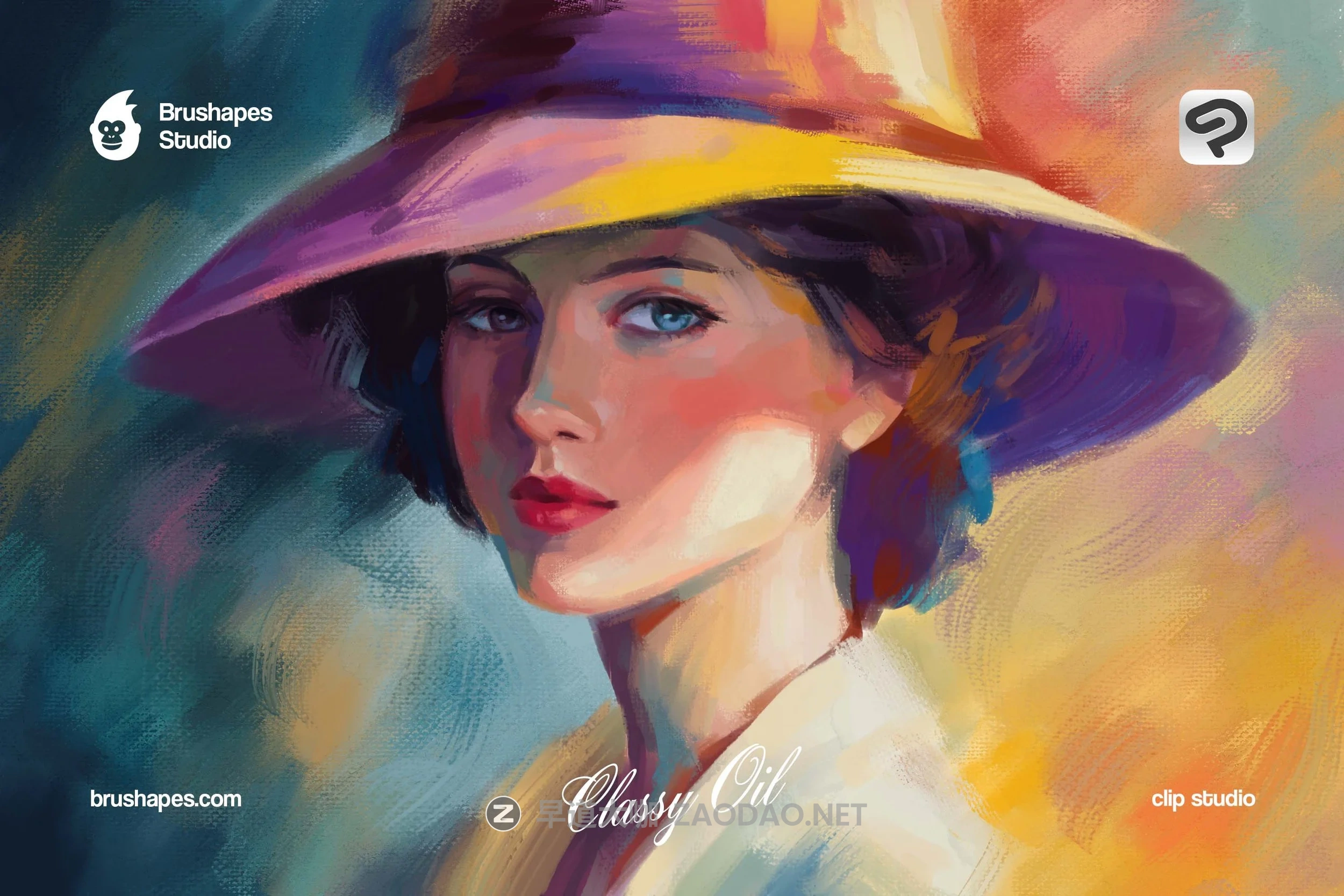 30款古典厚重水彩画艺术绘画CSP厚涂笔刷画笔设计素材 Clip Studio Classy Oil Brushes插图 30款古典厚重水彩画艺术绘画CSP厚涂笔刷画笔设计素材 Clip Studio Classy Oil Brushes插图