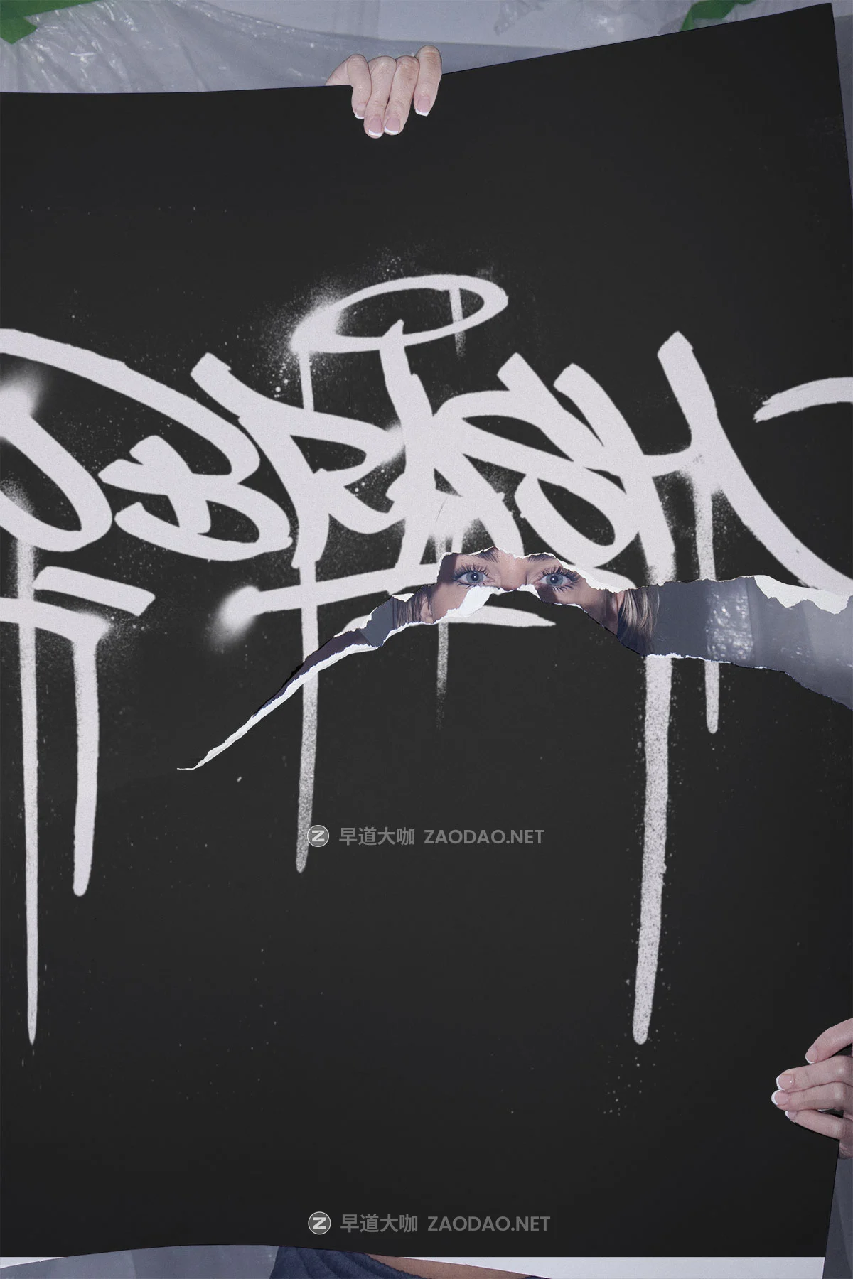 8款叛逆棒球帽T恤帆布袋海报名片胶带小众品牌vi贴图psd样机模板 Format Mockup – BRASH Collection P1插图6 8款叛逆棒球帽T恤帆布袋海报名片胶带小众品牌vi贴图psd样机模板 Format Mockup – BRASH Collection P1插图6