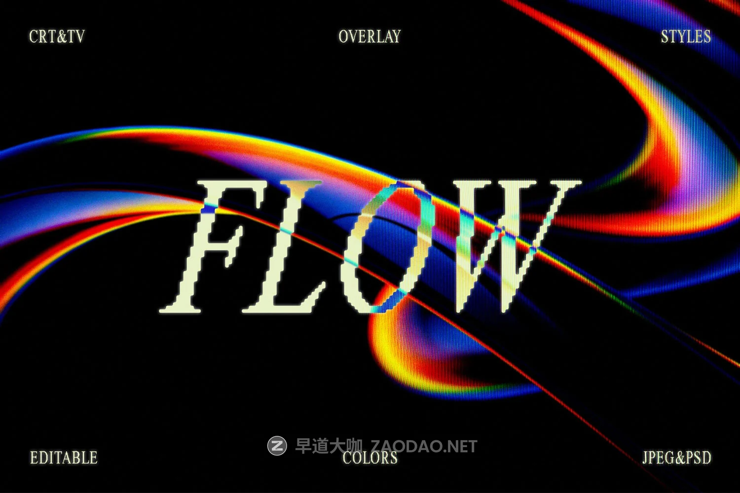 16款复古CRT故障扭曲弯曲弧线棱彩带4K高清背景图片设计素材 Flow Abstract Backgrounds Collection插图 16款复古CRT故障扭曲弯曲弧线棱彩带4K高清背景图片设计素材 Flow Abstract Backgrounds Collection插图