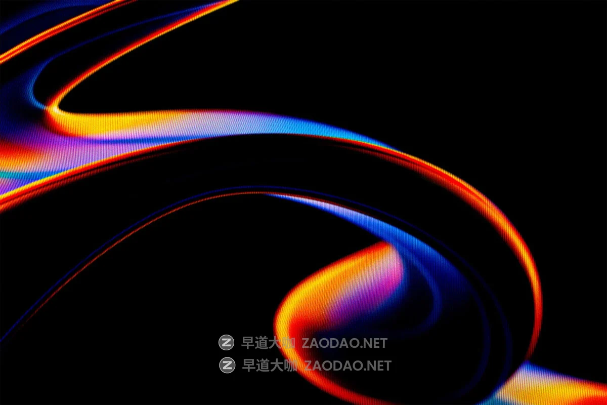 16款复古CRT故障扭曲弯曲弧线棱彩带4K高清背景图片设计素材 Flow Abstract Backgrounds Collection插图3 16款复古CRT故障扭曲弯曲弧线棱彩带4K高清背景图片设计素材 Flow Abstract Backgrounds Collection插图3