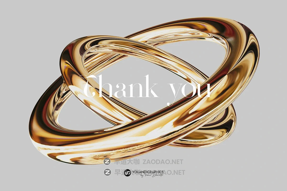 60款抽象艺术金色3D光泽哑光扭曲线条几何图形png免抠图片素材 Golden Flow Abstract 3D Elements插图14 60款抽象艺术金色3D光泽哑光扭曲线条几何图形png免抠图片素材 Golden Flow Abstract 3D Elements插图14