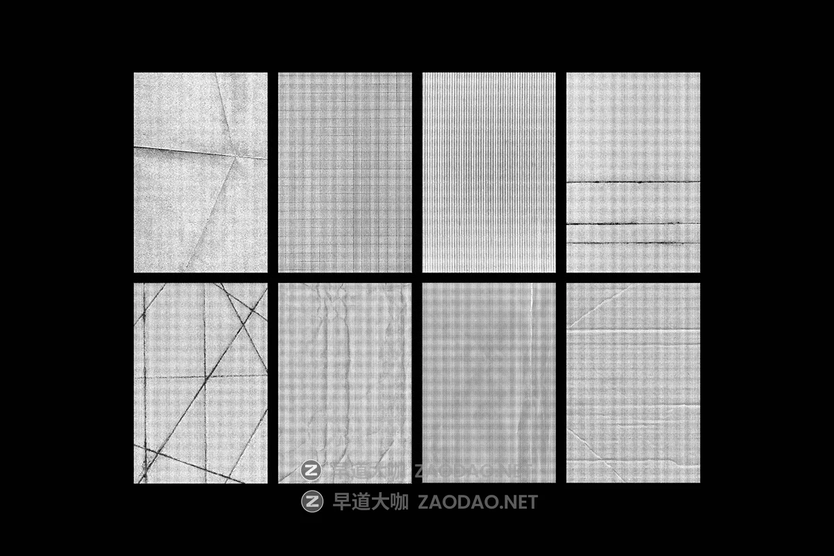 32款颗粒点阵半色调网状磨损折痕肌理纹理4K高清背景图片设计素材 Halftone Textures Paper Collection插图3 32款颗粒点阵半色调网状磨损折痕肌理纹理4K高清背景图片设计素材 Halftone Textures Paper Collection插图3