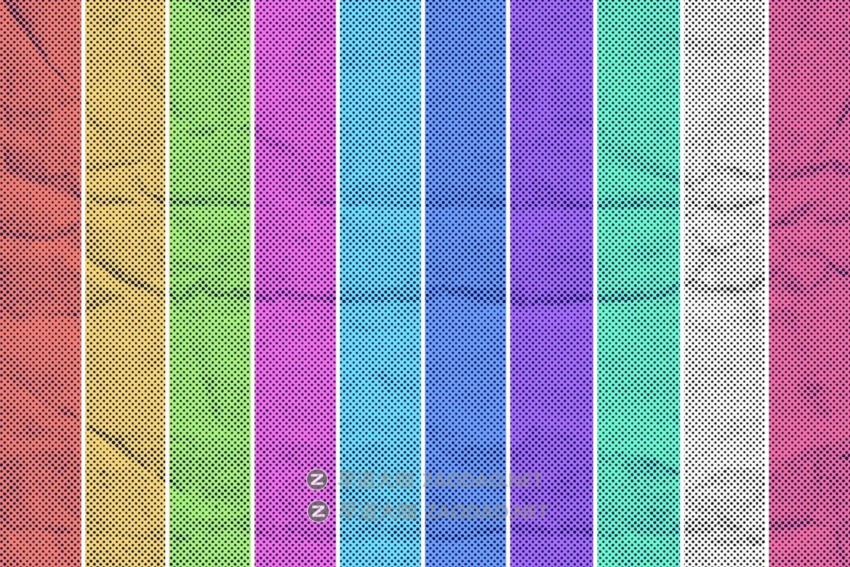 32款颗粒点阵半色调网状磨损折痕肌理纹理4K高清背景图片设计素材 Halftone Textures Paper Collection插图6 32款颗粒点阵半色调网状磨损折痕肌理纹理4K高清背景图片设计素材 Halftone Textures Paper Collection插图6