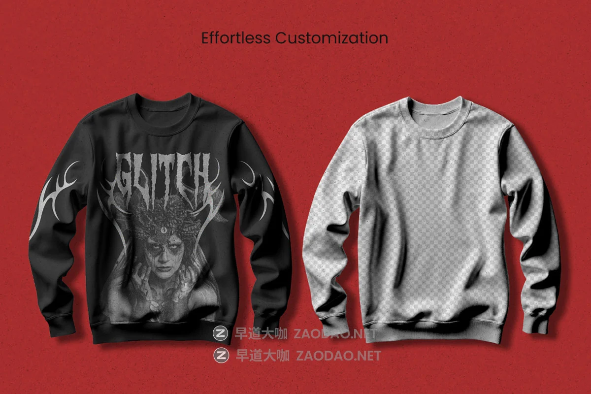 6款嘻哈黑暗街头哥特美学圆领卫衣毛衣服装印花图案设计ps展示贴图样机模板 Jynx – Outer Thresshold Mockup插图3 6款嘻哈黑暗街头哥特美学圆领卫衣毛衣服装印花图案设计ps展示贴图样机模板 Jynx – Outer Thresshold Mockup插图3