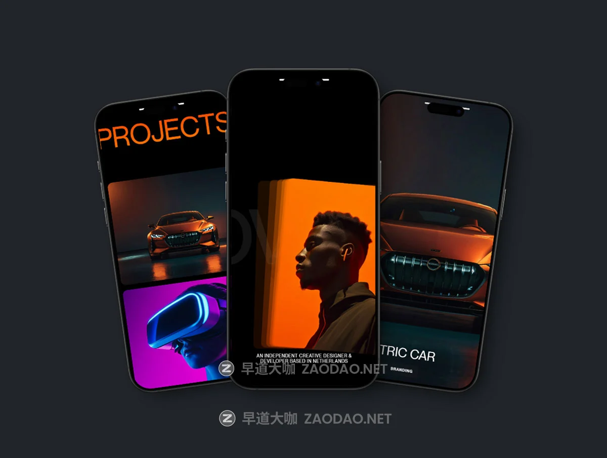 黑暗创意工作室个人作品集案例展示网站ui界面设计figma模板素材+源码 Kael Donovan – Portfolio Coded Template插图3 黑暗创意工作室个人作品集案例展示网站ui界面设计figma模板素材+源码 Kael Donovan – Portfolio Coded Template插图3