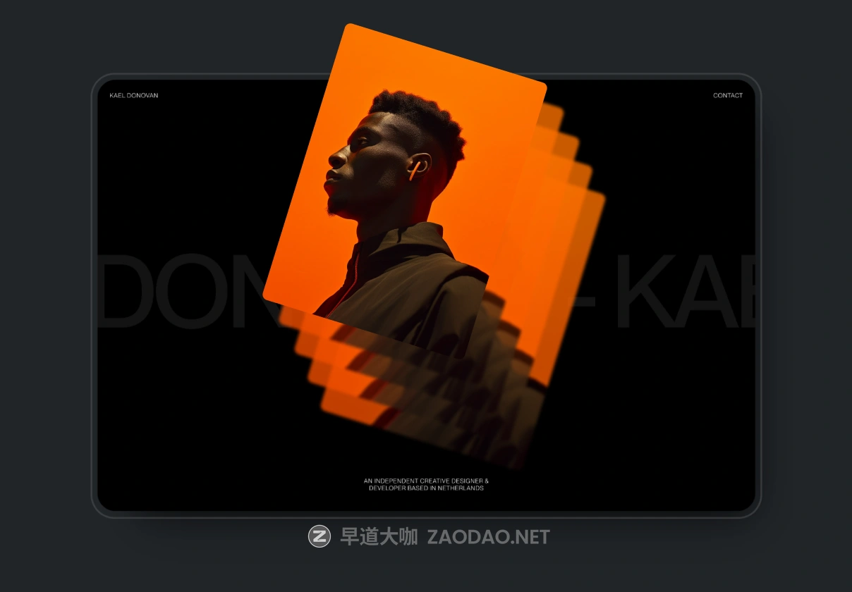 黑暗创意工作室个人作品集案例展示网站ui界面设计figma模板素材+源码 Kael Donovan – Portfolio Coded Template插图 黑暗创意工作室个人作品集案例展示网站ui界面设计figma模板素材+源码 Kael Donovan – Portfolio Coded Template插图