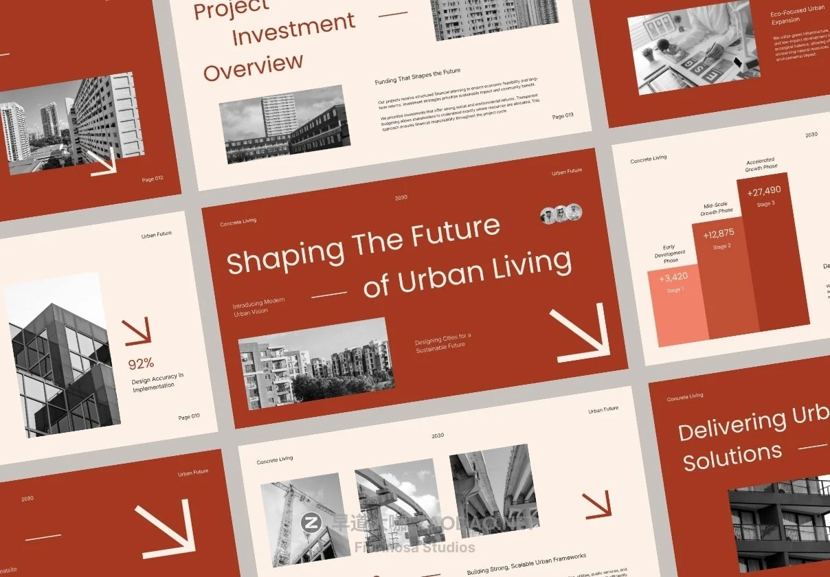 20页专业城市规划建筑事务所房地产项目策划提案幻灯片设计ppt模板 Modern Urban Development Pitch Deck插图 20页专业城市规划建筑事务所房地产项目策划提案幻灯片设计ppt模板 Modern Urban Development Pitch Deck插图