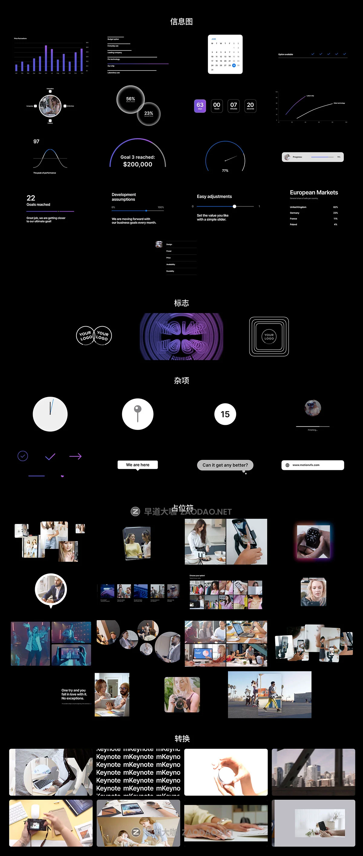 达芬奇预设 95组苹果发布会Keynote文字标题排版颜色信息数据图片展示动画预设 MotionVFX – mKeynote for DaVinci Resolve插图4 达芬奇预设 95组苹果发布会Keynote文字标题排版颜色信息数据图片展示动画预设 MotionVFX – mKeynote for DaVinci Resolve插图4