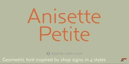 Myfonts – Anisette Petite Font Family 复古30年代新艺术几何风无衬线英文字体安装包插图 Myfonts – Anisette Petite Font Family 复古30年代新艺术几何风无衬线英文字体安装包插图