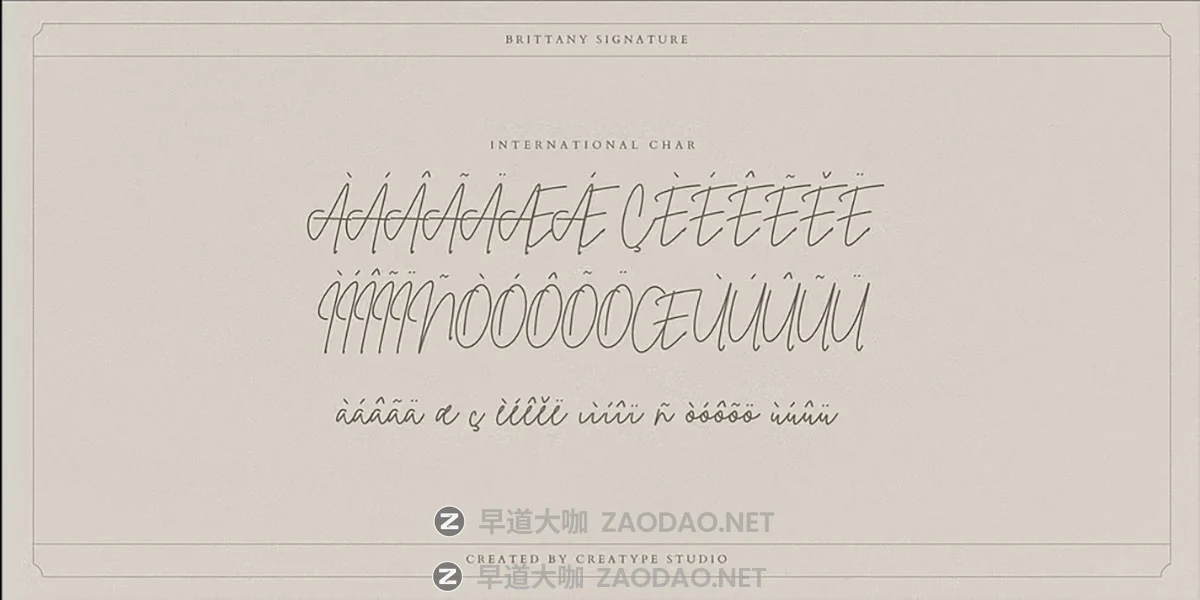 Myfonts – Brittany Signature Font Family 时尚精致曲线流畅作品集婚礼邀请函标题标志手写签名英文字体插图8 Myfonts – Brittany Signature Font Family 时尚精致曲线流畅作品集婚礼邀请函标题标志手写签名英文字体插图8