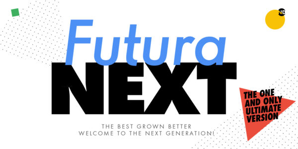 Myfonts – Futura Next Font Family 20款字重现代几何风服装杂志海报品牌logo标题设计无衬线英文字体
