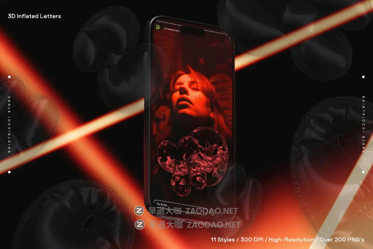 286款潮流多彩金属铝箔气球创意3D大写英文字母设计png免抠图素材 Playful Time – 3D Inflated Letters插图1 286款潮流多彩金属铝箔气球创意3D大写英文字母设计png免抠图素材 Playful Time – 3D Inflated Letters插图1