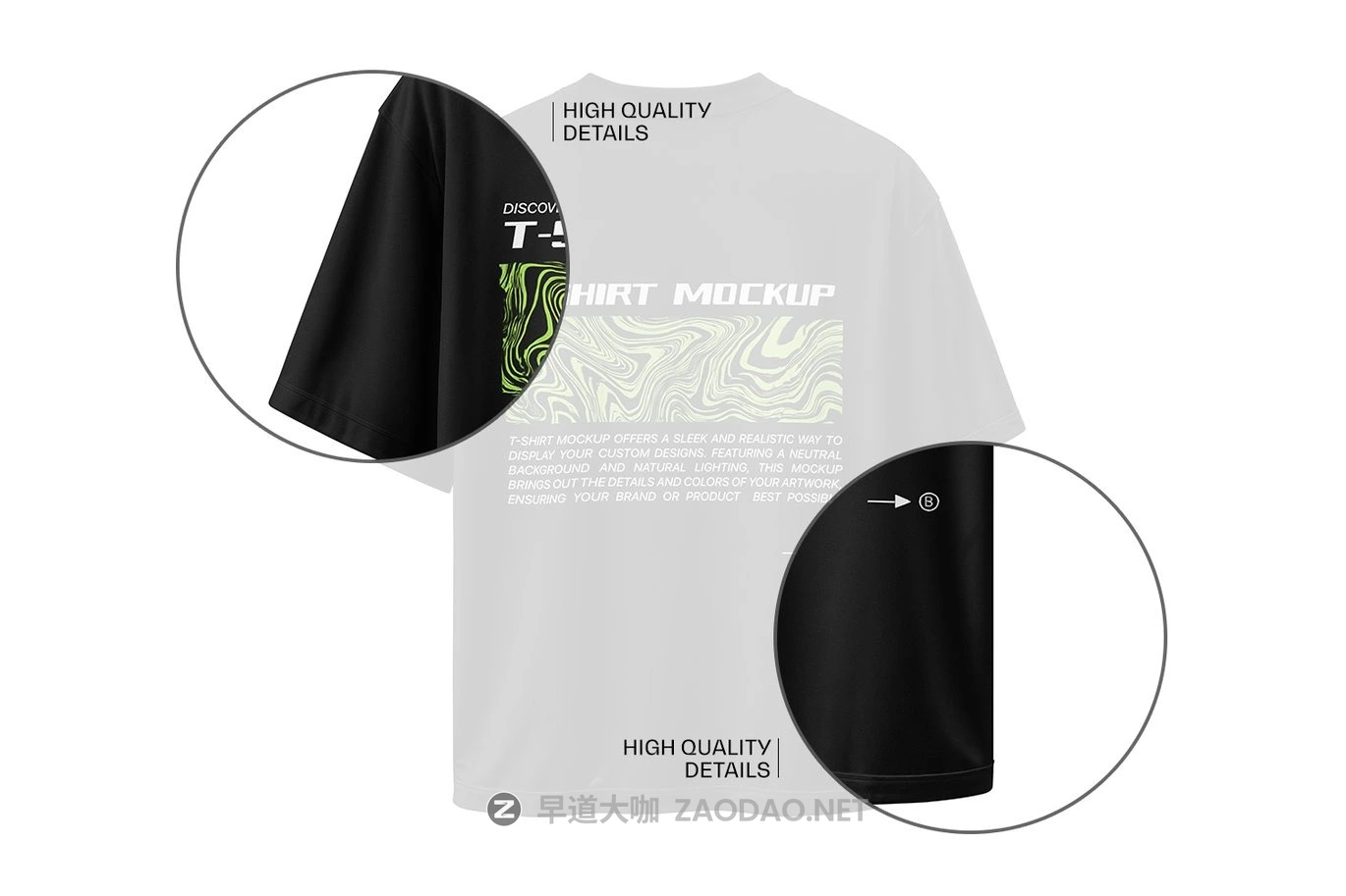 5款真实拍摄T恤半袖图案印花设计展示效果图psd样机mockup模板素材 Short Sleeve T-Shirt Mockup插图3 5款真实拍摄T恤半袖图案印花设计展示效果图psd样机mockup模板素材 Short Sleeve T-Shirt Mockup插图3