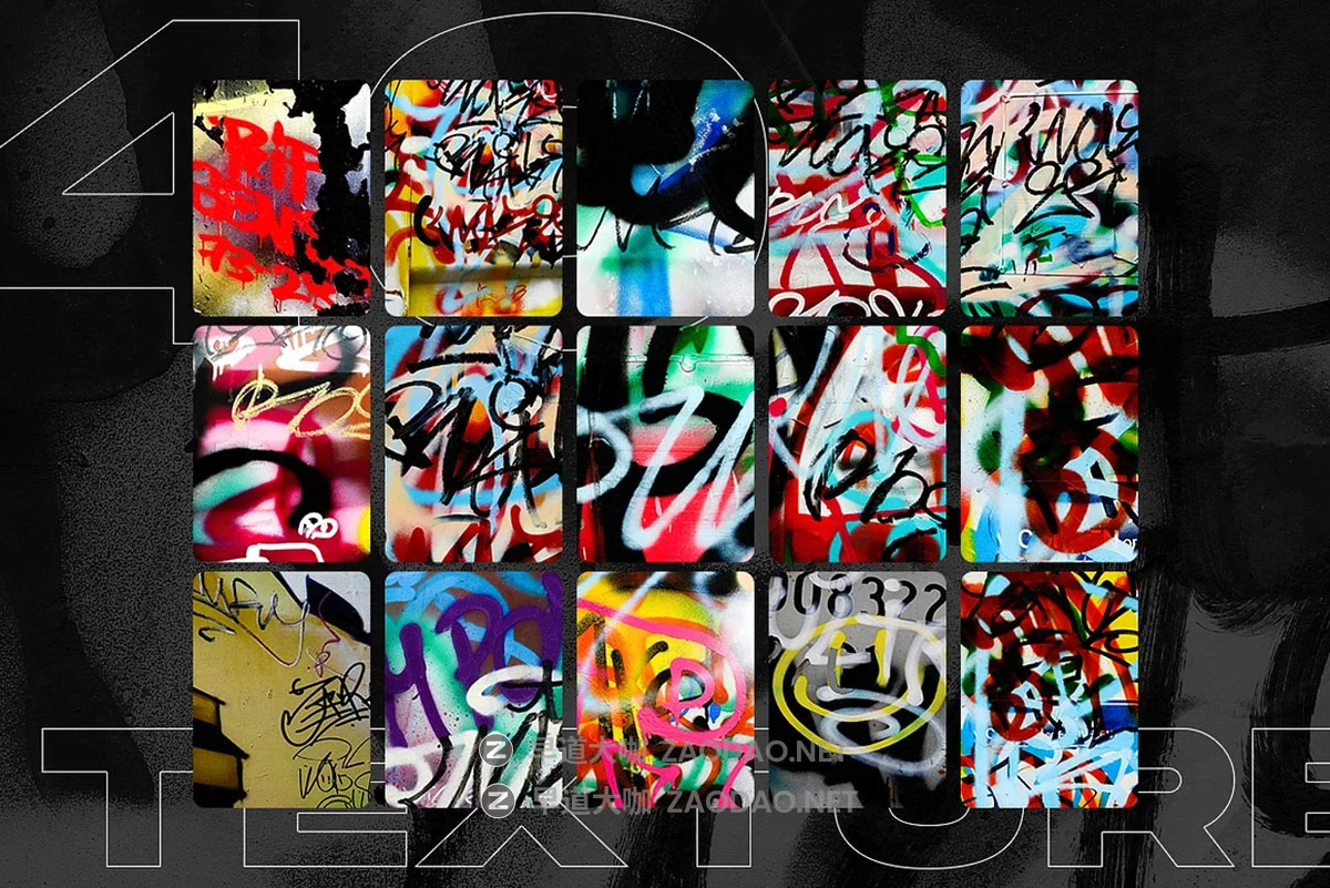 40款颓废街头涂鸦艺术手绘喷漆彩绘乱涂潮流嘻哈背景底纹图片素材 Streets – Graffiti textures插图3 40款颓废街头涂鸦艺术手绘喷漆彩绘乱涂潮流嘻哈背景底纹图片素材 Streets – Graffiti textures插图3