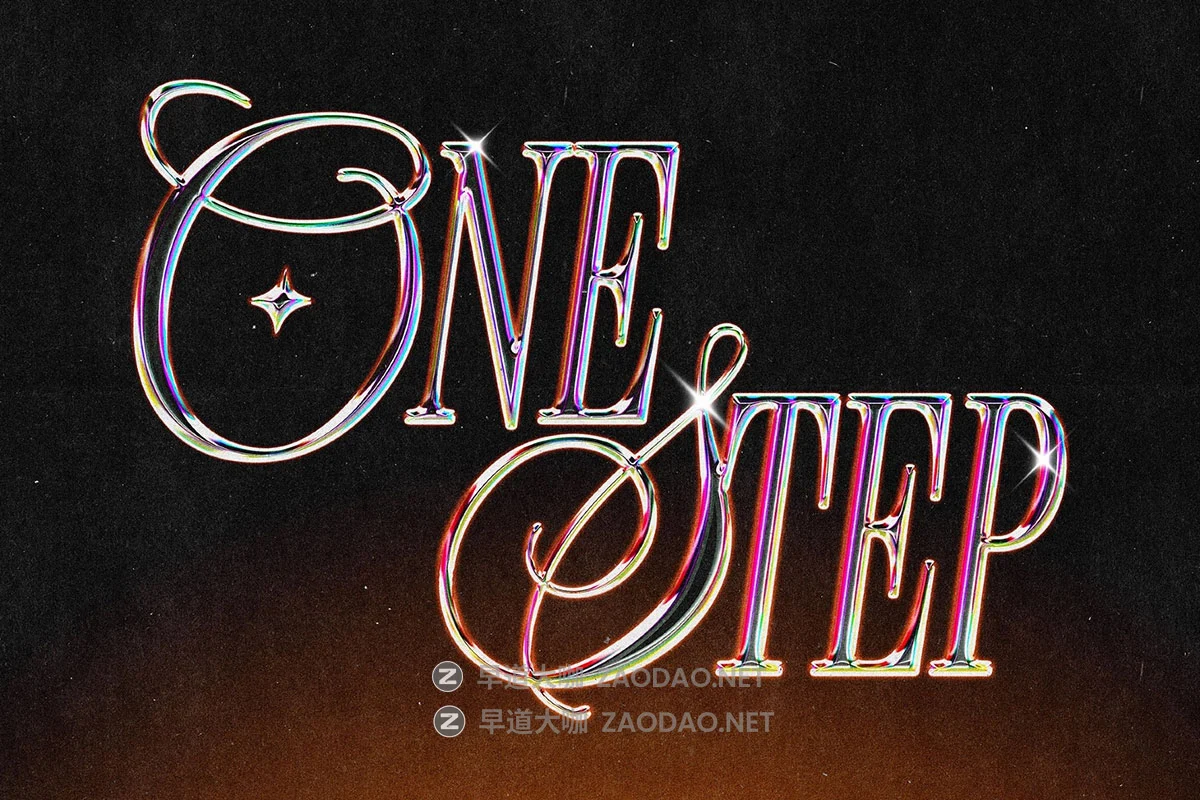 潮流复古光泽金属镀铬3D立体电影标题字体文本设计ps特效样机 Vivid Retro Style Chrome Effect插图2 潮流复古光泽金属镀铬3D立体电影标题字体文本设计ps特效样机 Vivid Retro Style Chrome Effect插图2