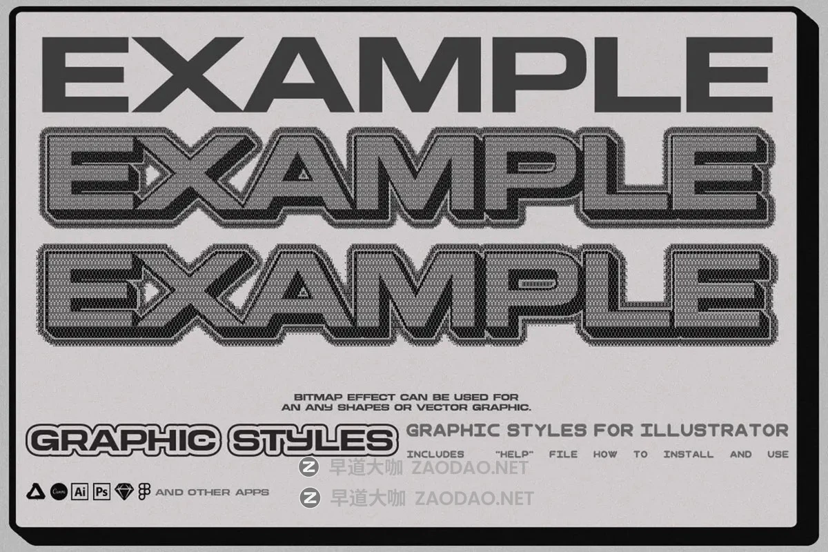 150款复古Y2K千禧像素风酸性品牌海报T恤图案印花设计png/ai矢量素材 Y2K Toolkit – Vector Shapes, Bitmap, Text Effect Graphics插图4 150款复古Y2K千禧像素风酸性品牌海报T恤图案印花设计png/ai矢量素材 Y2K Toolkit – Vector Shapes, Bitmap, Text Effect Graphics插图4