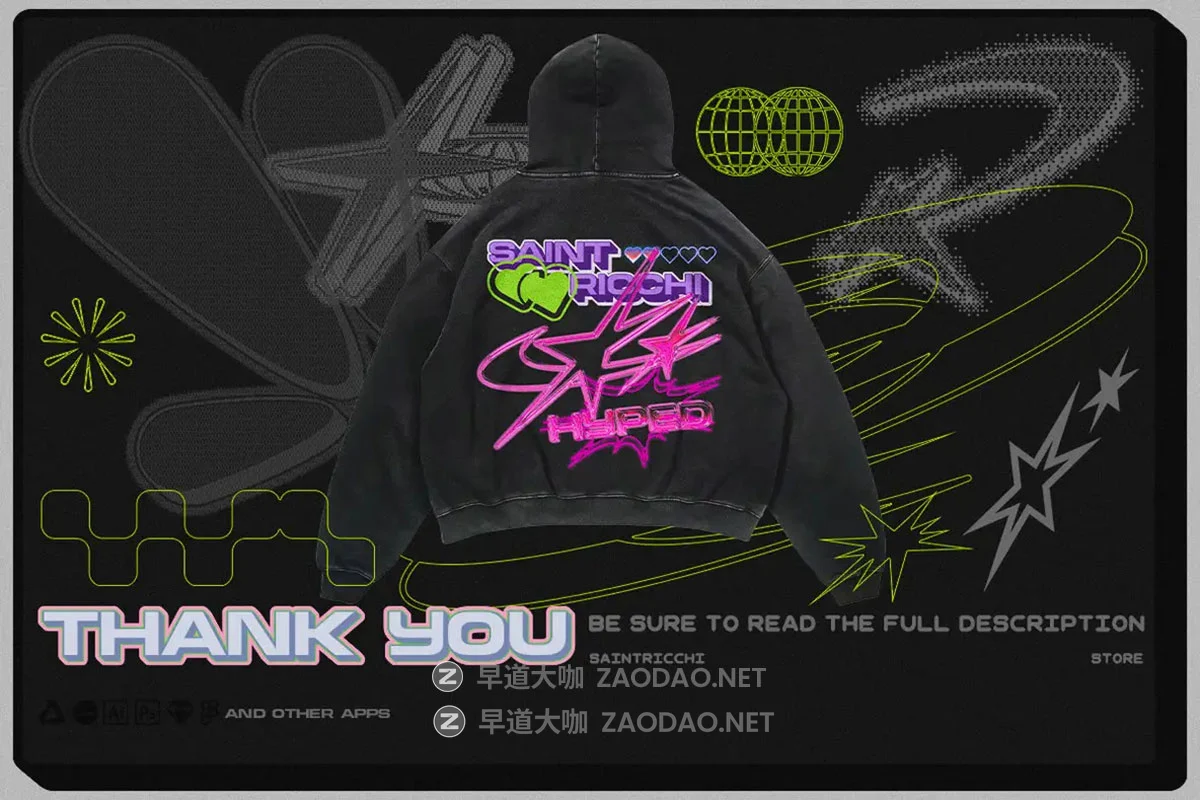 150款复古Y2K千禧像素风酸性品牌海报T恤图案印花设计png/ai矢量素材 Y2K Toolkit – Vector Shapes, Bitmap, Text Effect Graphics插图8 150款复古Y2K千禧像素风酸性品牌海报T恤图案印花设计png/ai矢量素材 Y2K Toolkit – Vector Shapes, Bitmap, Text Effect Graphics插图8