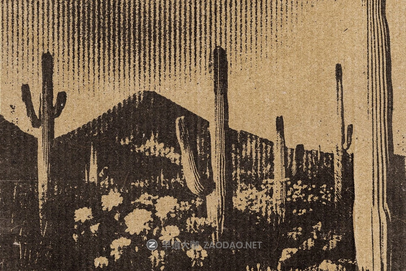 瓦楞纸板条纹半调照片效果ps特效滤镜样机 Cardboard Line Photo Print插图7 瓦楞纸板条纹半调照片效果ps特效滤镜样机 Cardboard Line Photo Print插图7