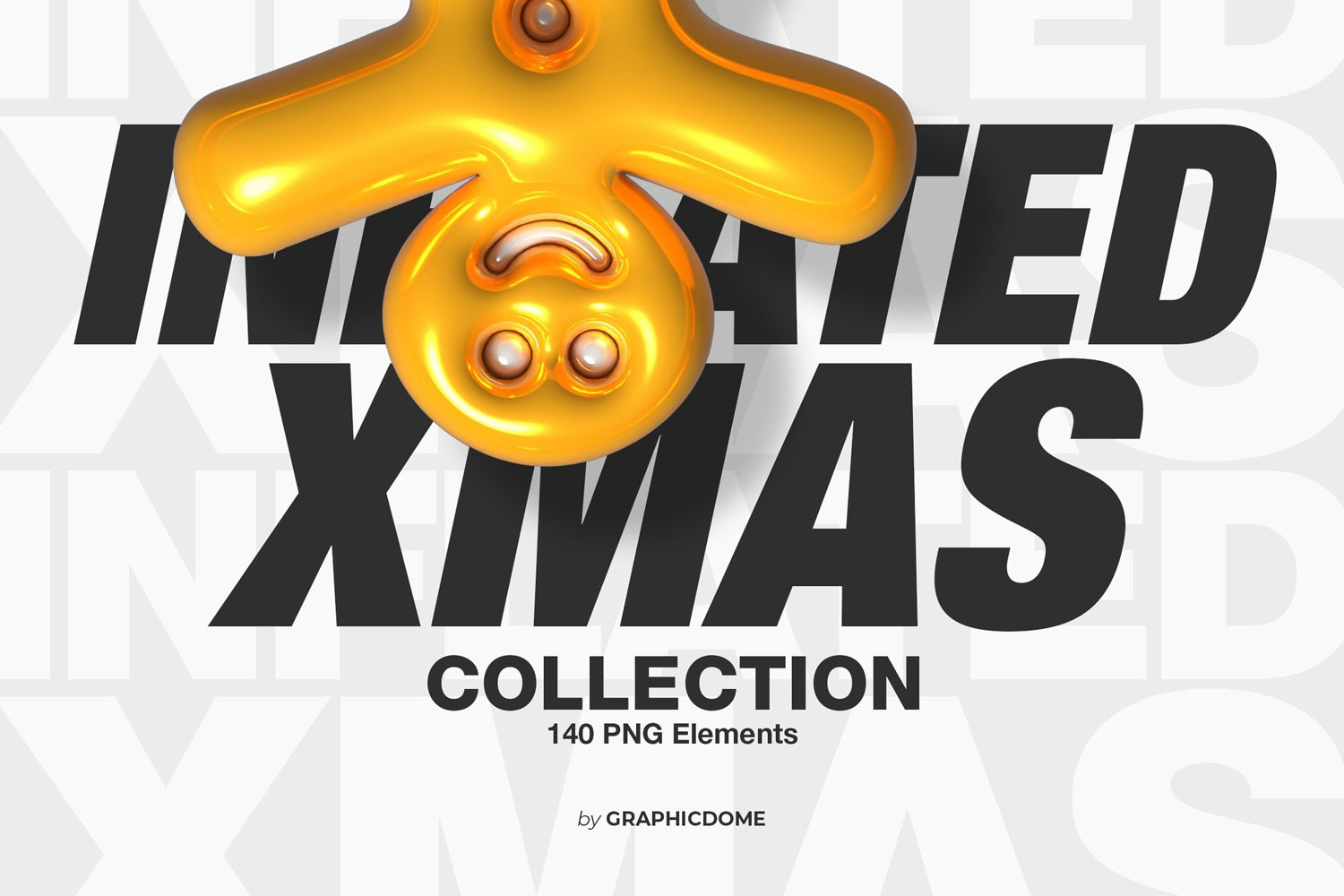 140款可爱创意圣诞节平安夜新年气球字母装饰图案3D立体png免抠图设计素材 Inflated Xmas PNG Elements特色图 140款可爱创意圣诞节平安夜新年气球字母装饰图案3D立体png免抠图设计素材 Inflated Xmas PNG Elements