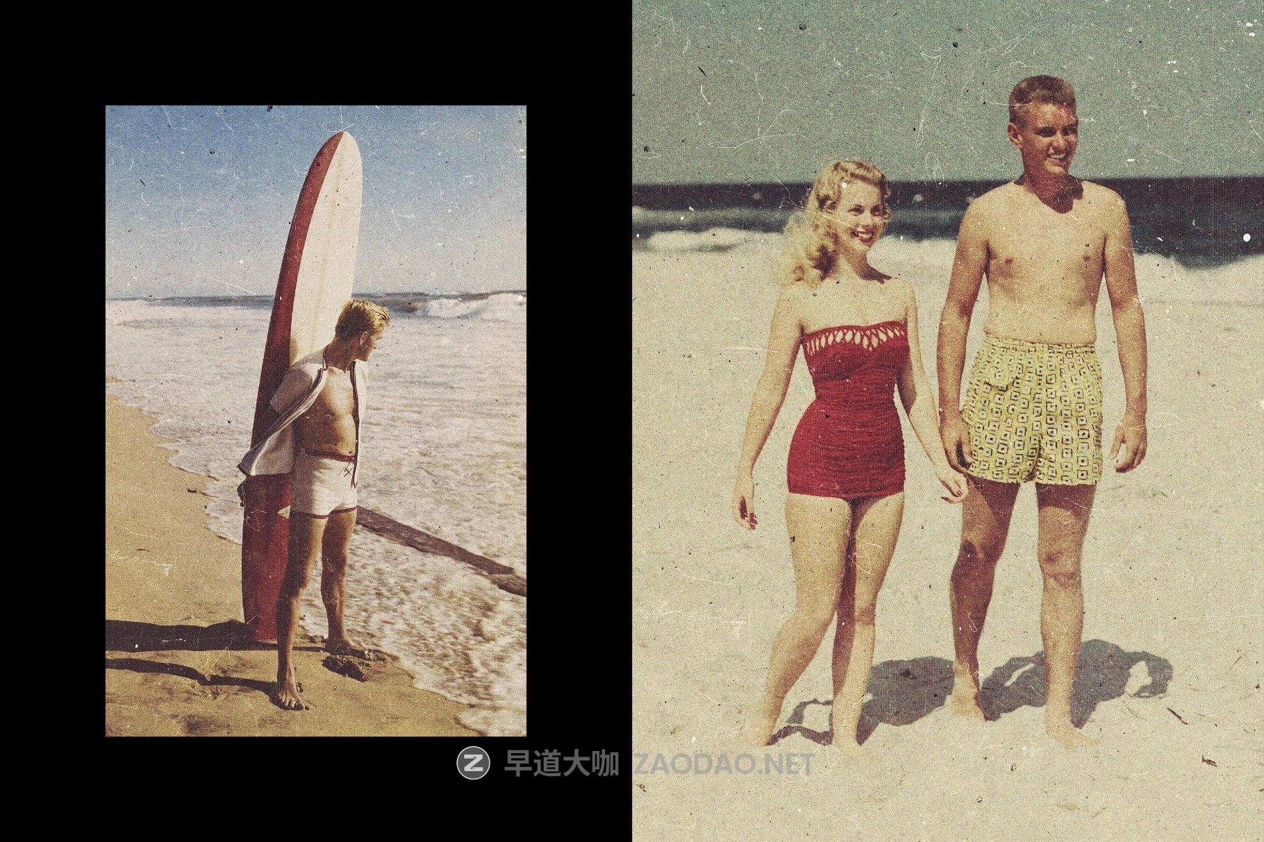 复古做旧划痕照片效果ps特效滤镜样机 Faded Vintage Postcard Photo Effect插图3 复古做旧划痕照片效果ps特效滤镜样机 Faded Vintage Postcard Photo Effect插图3