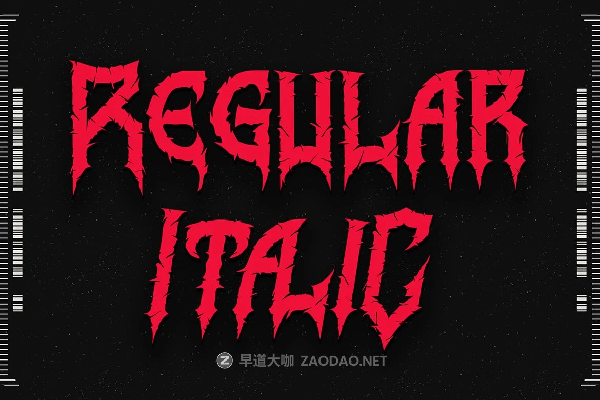 哥特式黑暗金属品牌恐怖片商品印刷设计装饰英文字体安装包 Ravenmorth – Black Metal Gothic Blackletter Font插图8 哥特式黑暗金属品牌恐怖片商品印刷设计装饰英文字体安装包 Ravenmorth – Black Metal Gothic Blackletter Font插图8