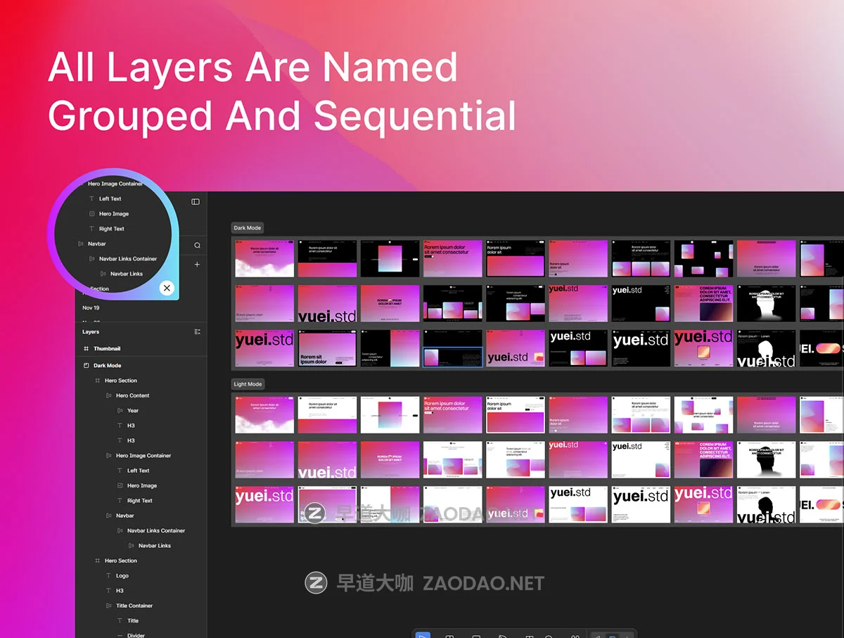 30屏极简创意品牌企业工作室网站首页界面设计figma模板ui套件 Premium Hero Section Kit – Web UI插图4 30屏极简创意品牌企业工作室网站首页界面设计figma模板ui套件 Premium Hero Section Kit – Web UI插图4