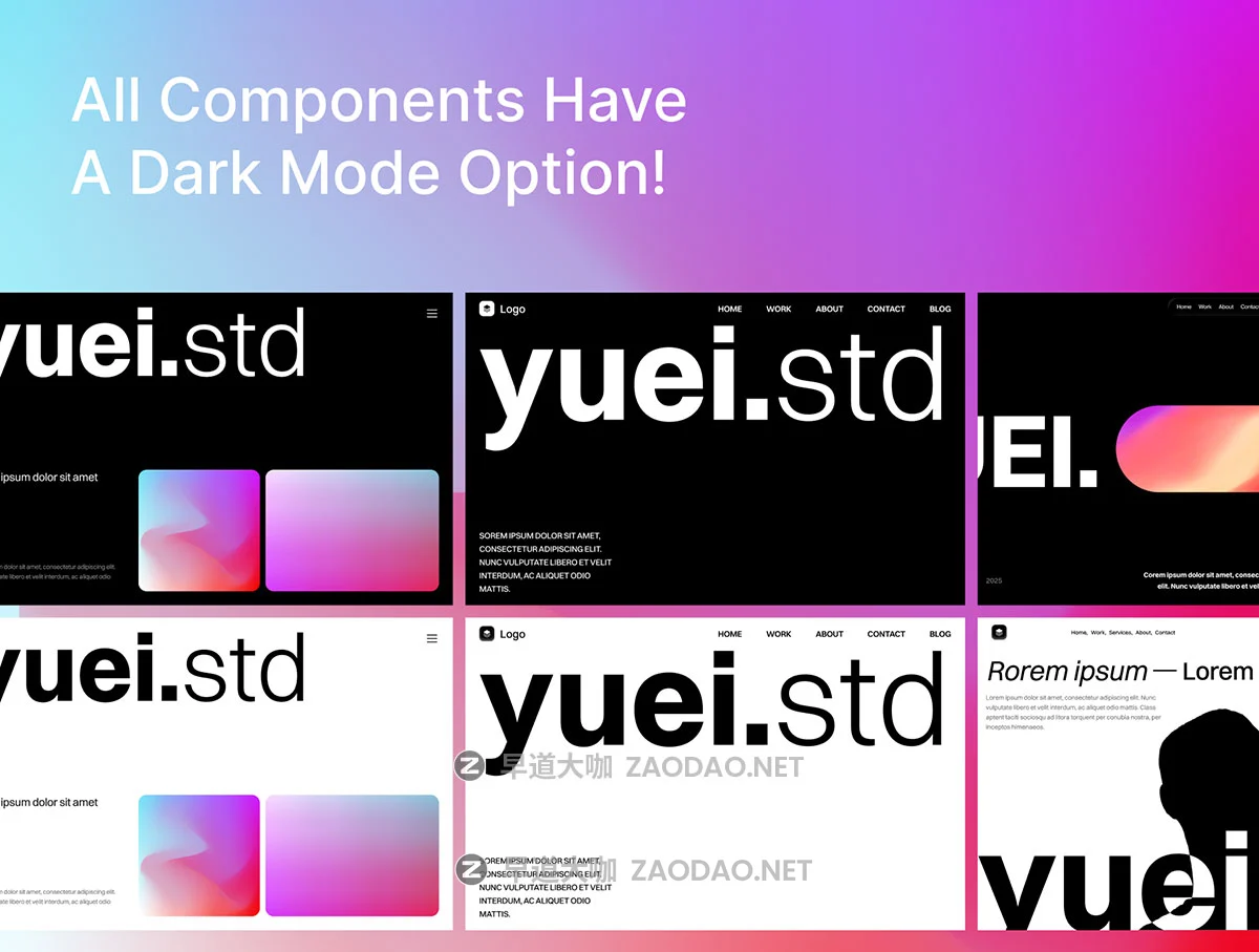 30屏极简创意品牌企业工作室网站首页界面设计figma模板ui套件 Premium Hero Section Kit – Web UI插图2 30屏极简创意品牌企业工作室网站首页界面设计figma模板ui套件 Premium Hero Section Kit – Web UI插图2