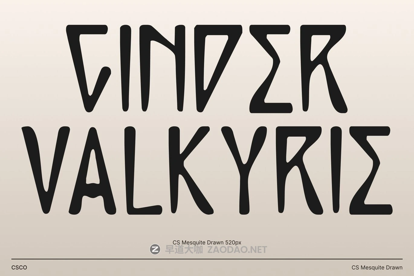 复古古希腊风格品牌海报包装设计装饰英文字体安装包 Mesquite Drawn插图7 复古古希腊风格品牌海报包装设计装饰英文字体安装包 Mesquite Drawn插图7