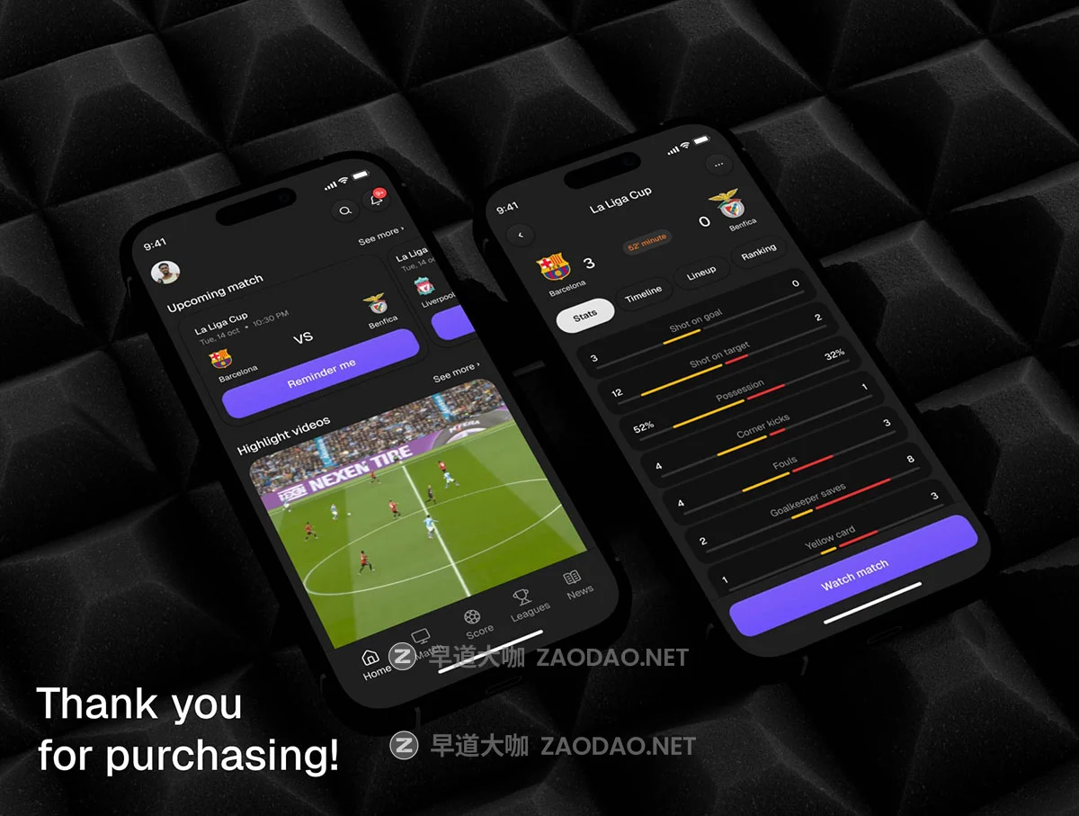 100+屏篮球足球体育赛事实时比分直播手机应用程序app ui界面设计figma模板套件 Score Stream – Live Score Mobile App UI Kit插图7 100+屏篮球足球体育赛事实时比分直播手机应用程序app ui界面设计figma模板套件 Score Stream – Live Score Mobile App UI Kit插图7