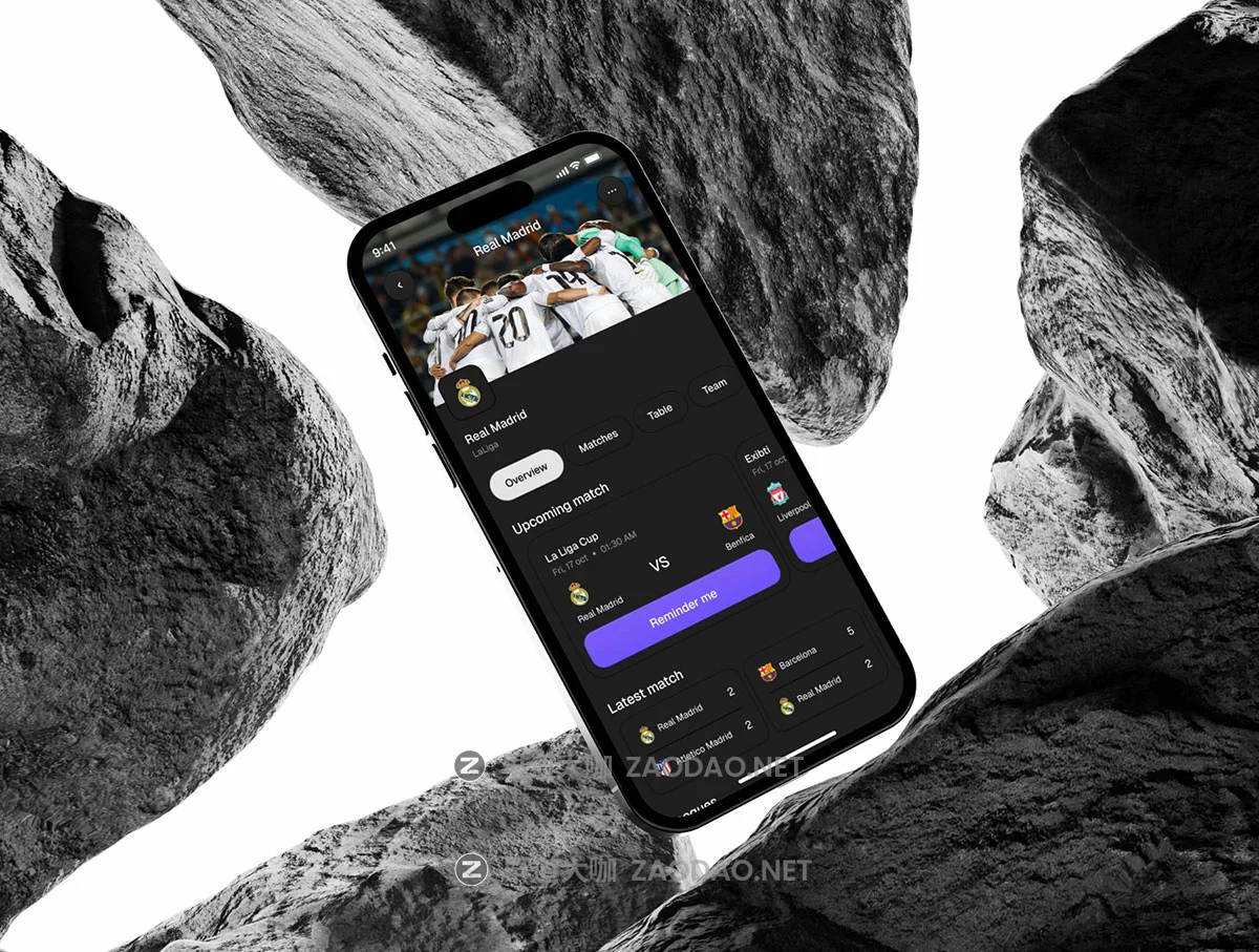 100+屏篮球足球体育赛事实时比分直播手机应用程序app ui界面设计figma模板套件 Score Stream – Live Score Mobile App UI Kit插图6 100+屏篮球足球体育赛事实时比分直播手机应用程序app ui界面设计figma模板套件 Score Stream – Live Score Mobile App UI Kit插图6