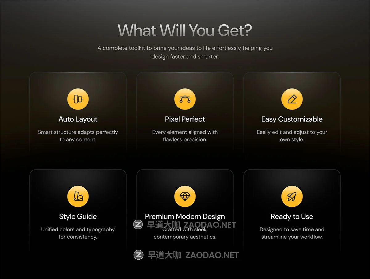 30+屏黑暗CI/CD平台AI 辅助解决方案SaaS服务平台网站ui界面设计figma模板套件 Devflow – SaaS Website UI Kit插图2 30+屏黑暗CI/CD平台AI 辅助解决方案SaaS服务平台网站ui界面设计figma模板套件 Devflow – SaaS Website UI Kit插图2