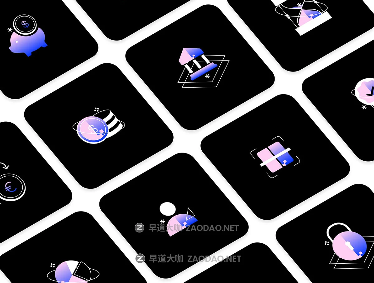 15款等距扁平化金融科技数据云存储矢量图标icons设计ai/figma格式素材 Financial Illustration Kit插图4 15款等距扁平化金融科技数据云存储矢量图标icons设计ai/figma格式素材 Financial Illustration Kit插图4